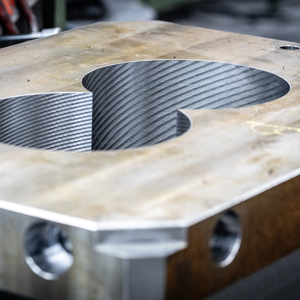 streicher zerspanung bauteil spiegelung