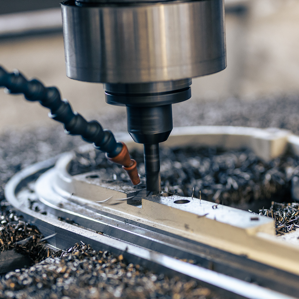 streicher zerspanung bauteil nahansicht