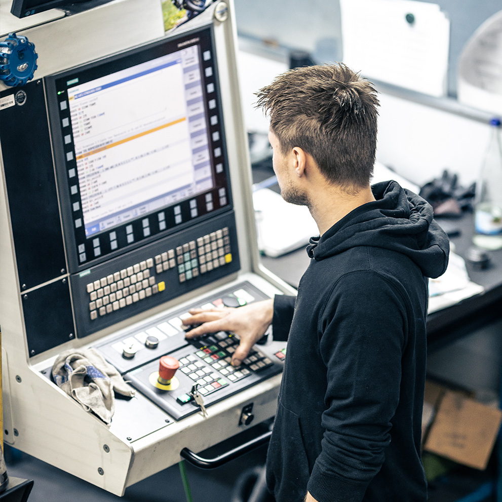 streicher zerspanung maschine nahansicht